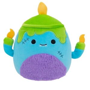 Squishmallows Valentino the Blue Monster Candelabra